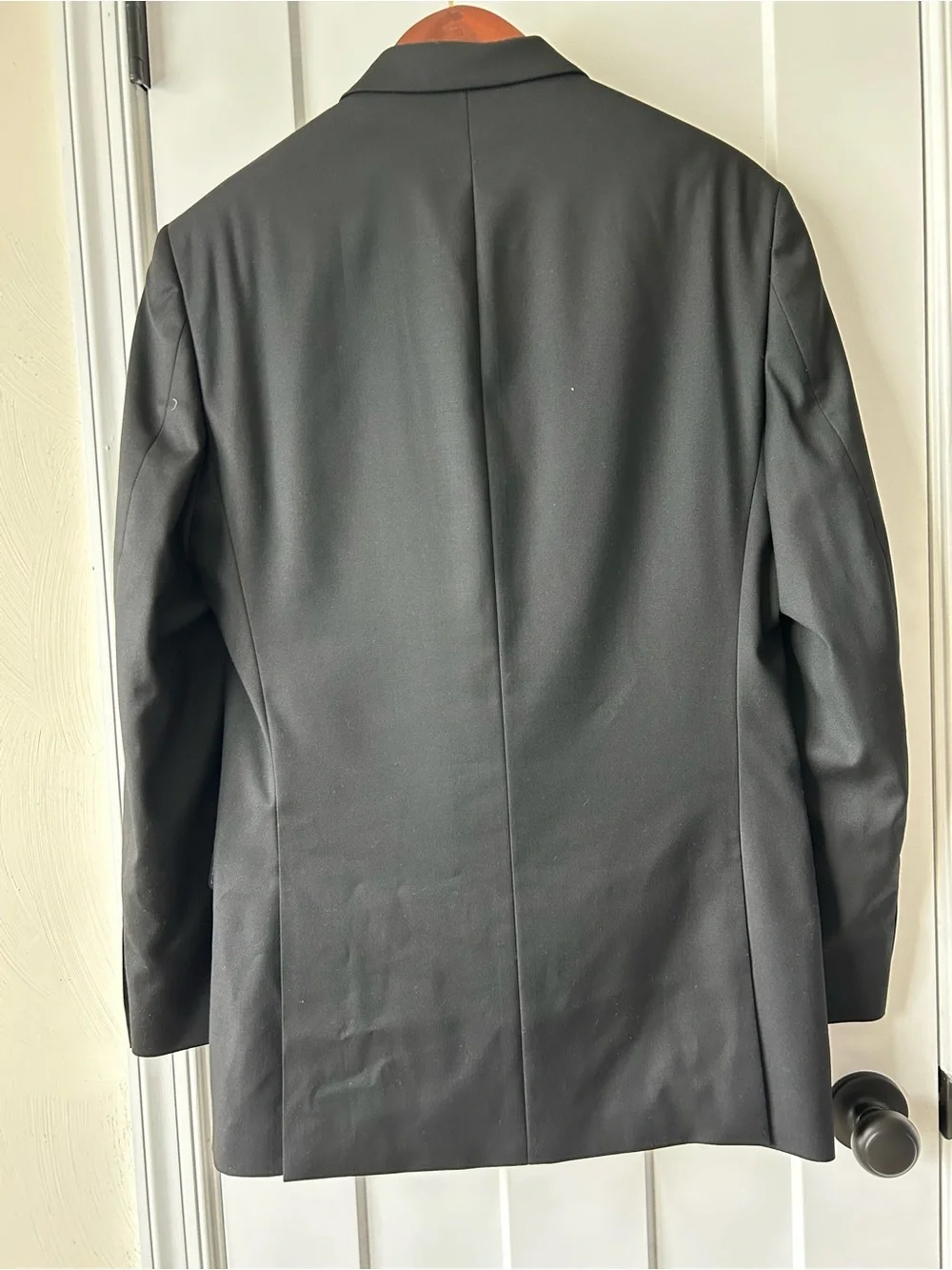 Men’s Suit - IZOD 38L, Black Two-Button Suit